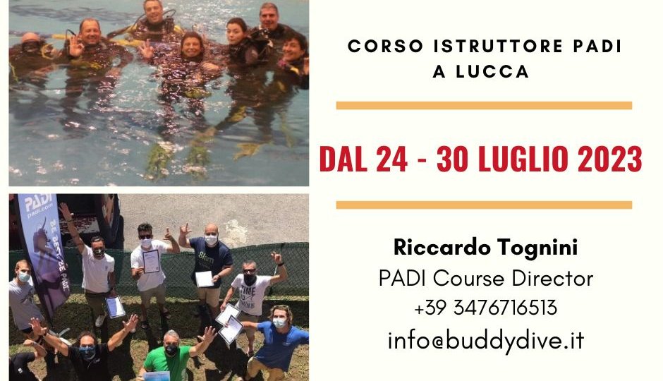 idc padi_corso istruttori sub_luglio 2023_riccardo tognini padi course director