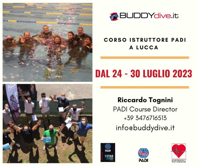 idc padi_corso istruttori sub_luglio 2023_riccardo tognini padi course director